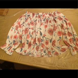 Never worn brand new off the shoulder shirt